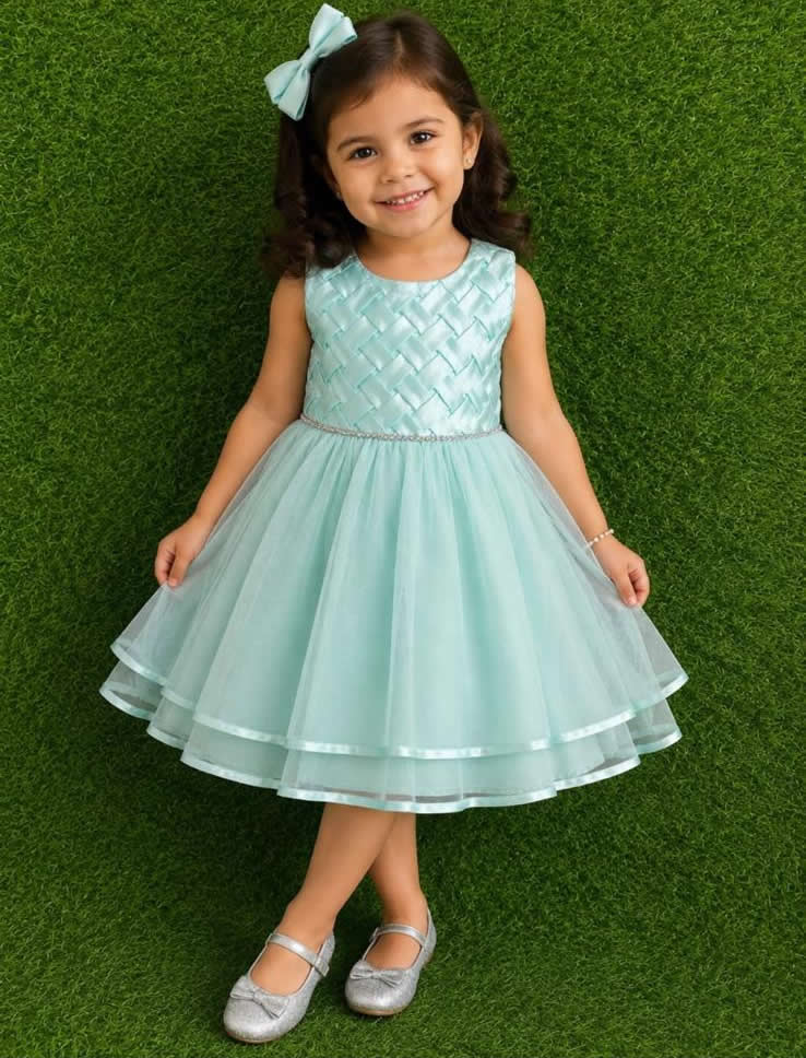 Marmellata Kids Size 6 Dresses Green